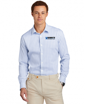 CWC Men's Brooks Brothers Tech Stretch Patterned Shirt